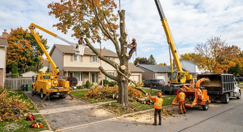 Spruce Tree Removal in Montgomery County, PA